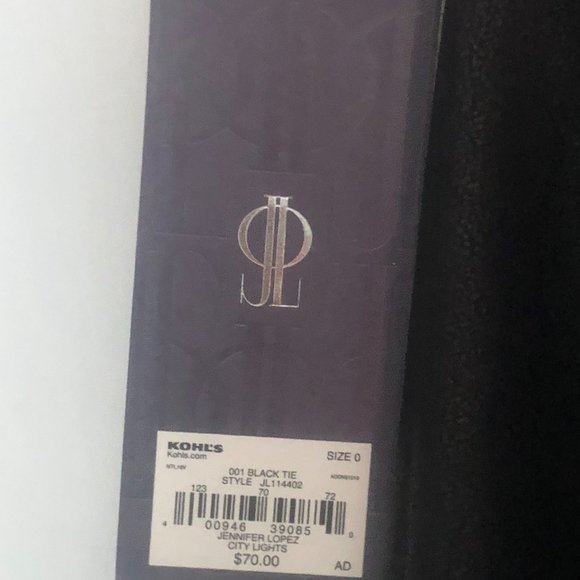 Jennifer Lopez Imitation Leather Mesh Cut Out High Neck Skater Dress Fit & Flare - Picture 5 of 5